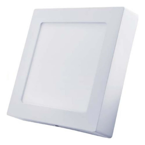 Plafon Panel Led Cuadrado 24w 30cm Calido Wellmax