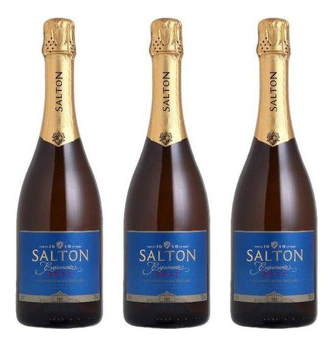 Espumante Brut Salton 750ml ( 3 Garrafas )