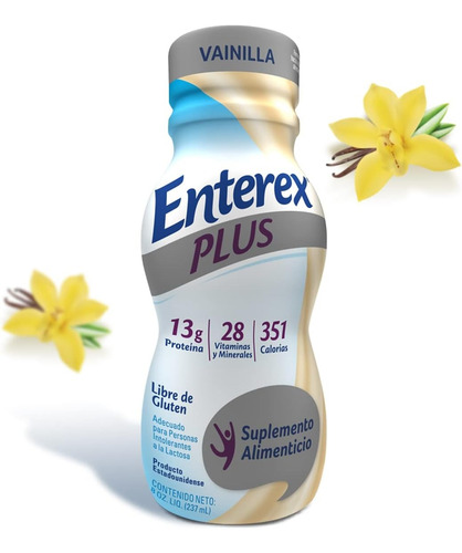 Bebida Vainilla Enterex Plus De 237ml 2 Botes