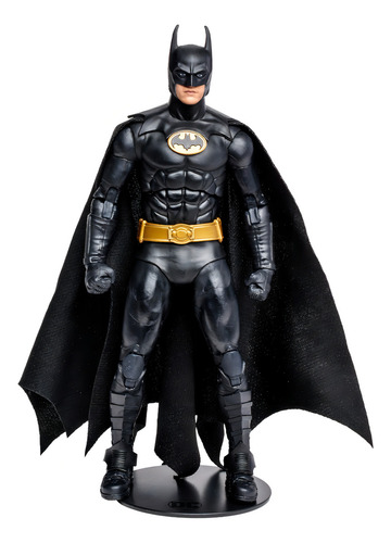 Sm Mcfarlane Figura 7 Batman 1989 Con Batimóvil Gold Label