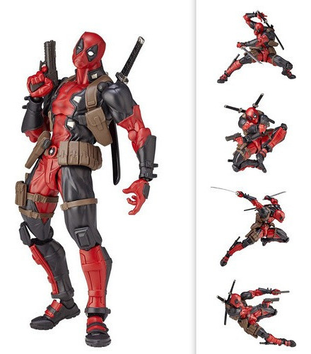 Fwefww Juguete Loco De Pvc Anime Deadpool Marvel