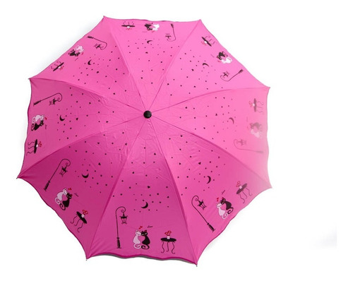 Paraguas Con Diseño De Corazones Demialma 