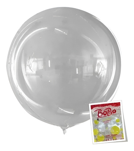 Globos Burbuja Cristal 60cm 24 Pulgadas Marca Bobo X 5 Uni. Color Transparente Burbuja 24 PuLG