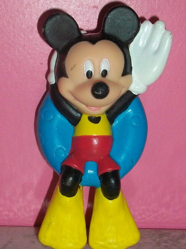 Mickey Mouse Con Salvavidas Muñeco Disney Original Figura