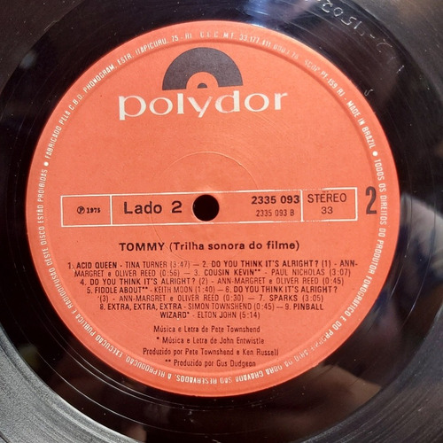 Imagem 7 de 8 de Vinil Lp The Who Tommy The Movie Duplo