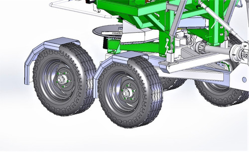 Carro Fertilizadora Donder En Tandem Con Base Para Guinche