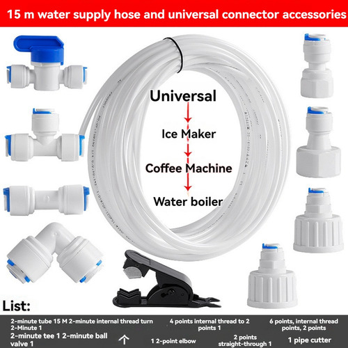 Kit De Mangueras De Agua Para Refrigerador Crystally, Tubos