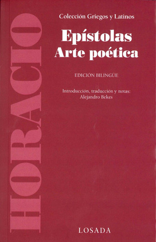 Epístolas: Arte Poética Bilingüe ( Libro Original )