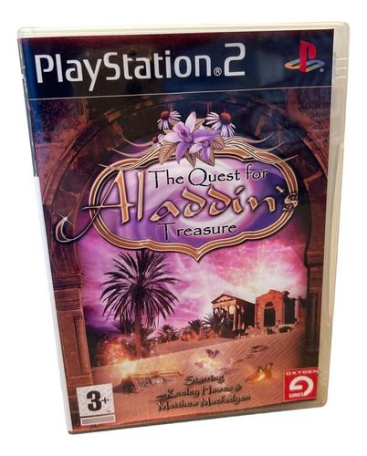 The Quest For Aladdin Treasure Play 2 Com Capa E Pôster Ps2