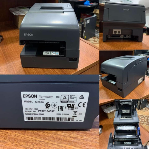 Impresora Epson De Recibos Térmico Y Matricial Tmh6000iv