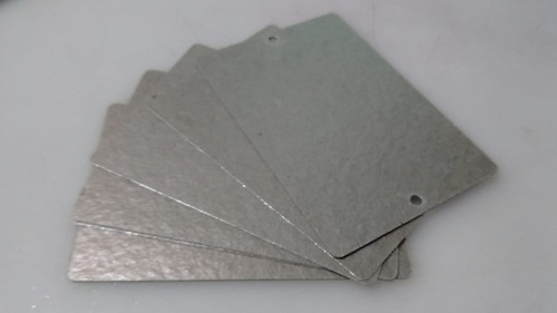 Lote 5 Placas Mica Nuevas Para Microondas M0-186 10.4 X 7.2
