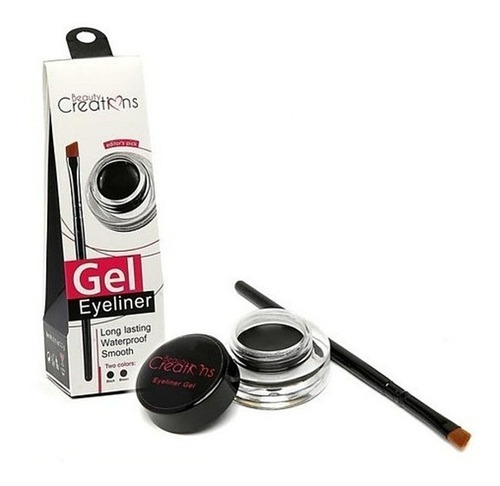 Delineador Gel Negro A Prueba De Agua De Beauty Creations