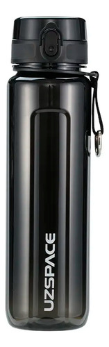 Botella Deportiva Uzspace 3026 - 500ml - Black Color Negro