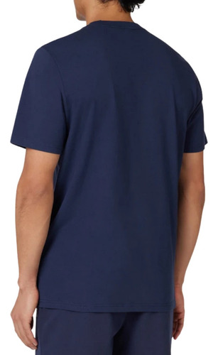 Remera Hombre Manga Corta Fila Gola V Pima Iii/mar