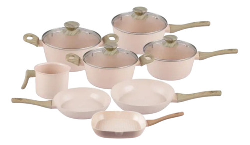 Conjunto 8 Panelas De Indução Style Cook Quartzo
