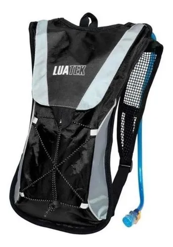 Mochila de hidratación impermeable con bolsa de agua para ciclismo de 2 litros, color negro