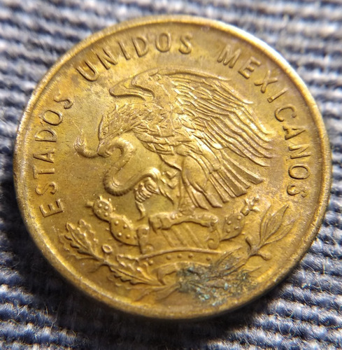 Moneda Un Centavo Espiga 1957, En Bronce 16mm. (Usado)