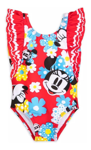 Traje De Baño Minnie Mouse Para Bebe Original Disney Store