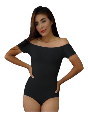 Body  Blusa Bodie De Dama Mujer Al Hombro Manga Corta