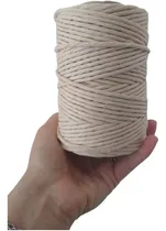 Comprar Hilo Puro De Algodón  Macramé Color Crudo 20 Hebras Natural