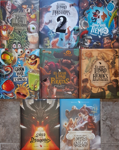 Lote 8 Libros Monstruos 1 Y 2 Viaje En El Tiempo Az Davila