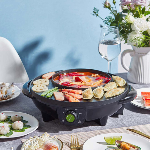 Xiaomi Liven Parrilla De Barbacoa Eléctrica Y Olla Caliente