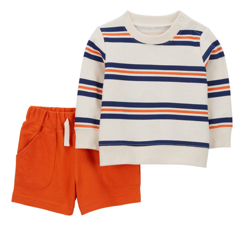 Conjunto De 2 Piezas Con Short, De Bebé 1q428410 | Carters ®