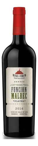 Vino Tinto Función Malbec Platea 750ml