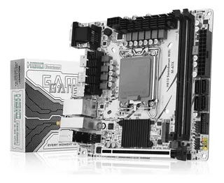 MACHINIST Placa base para juegos B660, LGA 1700 (Intel 12/13th), placa base  para PC (ITX, PCIe 5.0, NVME M.2, DDR4, USB 3.2 Gen, LAN de 2.5G