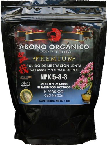 Abono Orgánico Para Bonsai De Flor Y Fruto