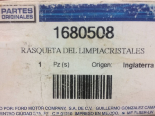 Brazo Limpiaparabrisas Ford Focus Ii 1680508 33727