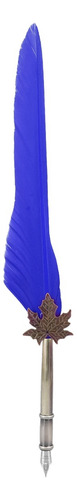 Caneta Dip Feather Pen Europeia Retro Quill Alloy Writing Ni
