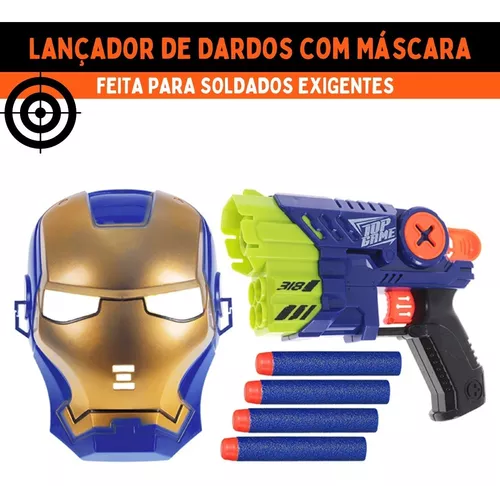 Nerf Arminha Pistola De Brinquedo Lançador Dardos Infantil