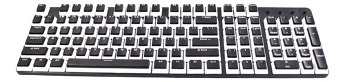 Pudding Keycaps Set 104keys Double Color Opaco Negrob Negrob