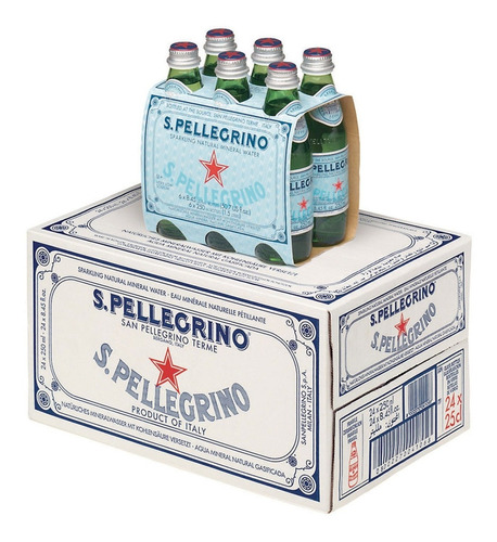 Água Mineral Italiana San Pellegrino 250mL (24x)