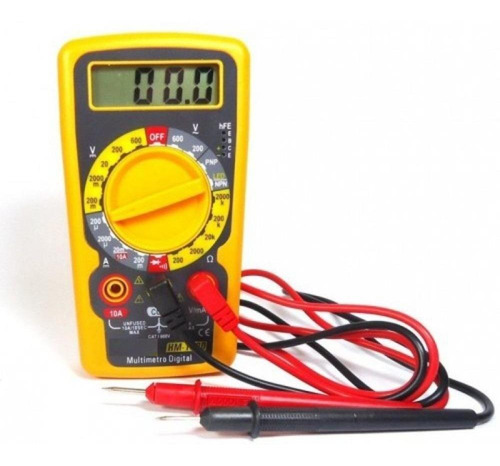 Imagem 1 de 4 de Multímetro Digital Hm-1000 Display Lcd Profissional Cat 600v