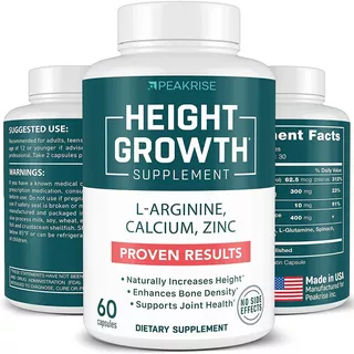 Height Growth Maximizer Vitamina Estatura Aumenta Crece Cm