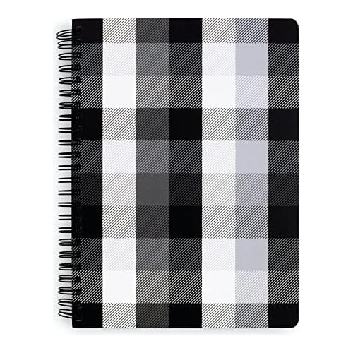 Cuaderno Espiral Mini Negro, Papel Rayado Universidad, ...