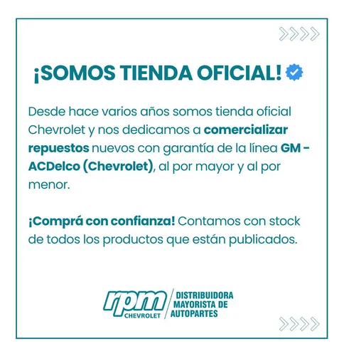 Tensor Placa De Anclaje Gm 13297079