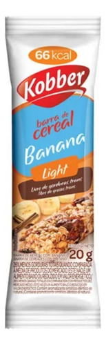 Barra De Cereal Banana Light E Canela 66kcal Aveia Em Flocos