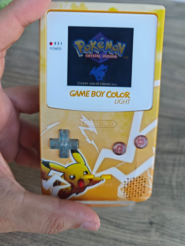 Gameboy Color - Ips Tft2.2 Pikachu Amarelo (Usado)