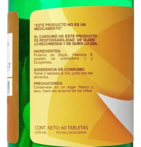 Vitamina E 60 Tabletas Modern Research Sabor Sin Sabor