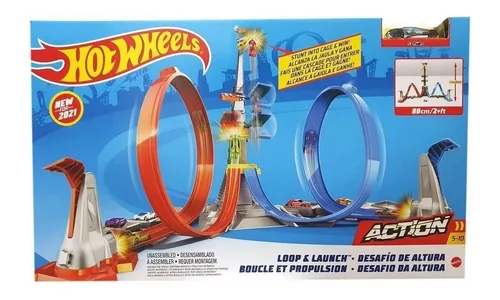 Pista De Looping Hot Wheels Action Desafio Da Altura Mattel