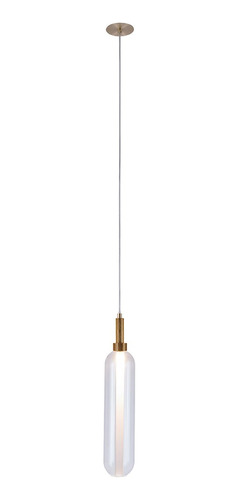 Pendente Lampião Transparente 52cm 5w 3000k - Rb002 - Bella
