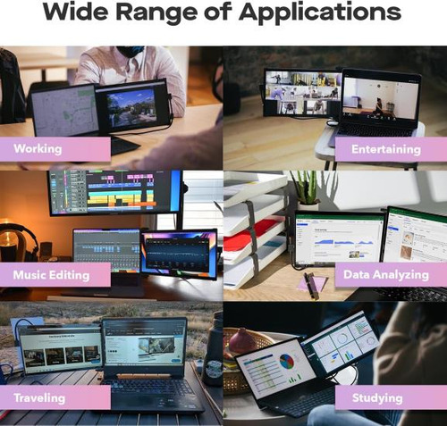 Extensor De Monitor Para Computadora Portátil Mobile Pixels
