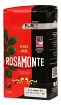 Comprar Yerba Rosamonte Plus 1kg Pack 4 Unidades