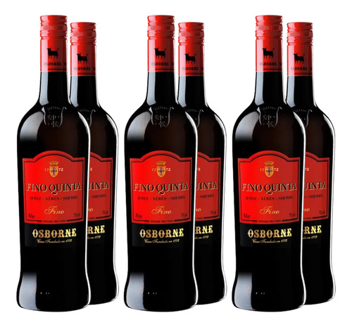 Vino Jerez Fino Quinta Pack X 6