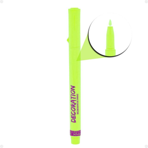 Delineador De Unhas Pink 21 Decoration Verde Claro 3,2g