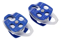 Comprar 2x Polea Polea Descender Dispositivo De Seguridad Polea Azul