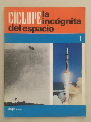 Set De 2 Fascículos Cíclope La Incógnita Del Espacio 1969